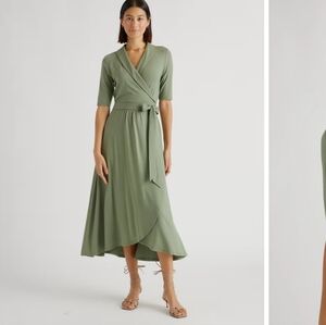 Quince Sage Green Maxi Dress